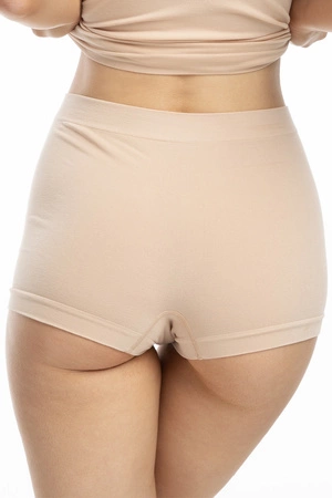 Julimex Bamboo Boyshort Majtki figi, beżowy