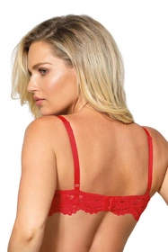 Róża Newia Biustonosz miękki, czerwony