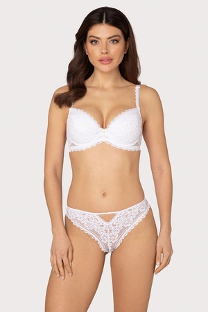 Róża Gizela Biustonosz push-up, biały