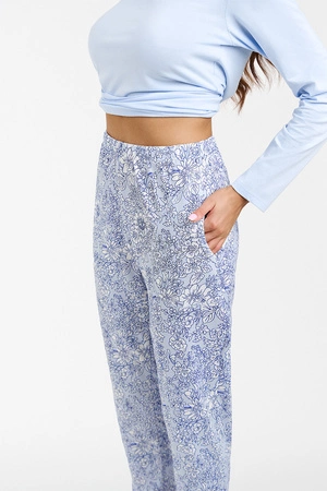 Italian Fashion Salli dł.r. dł.sp. Nocna piżama, niebieski/druk