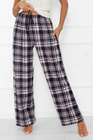 Italian Fashion Dona dł.sp. Nocna spodnie, druk/róż