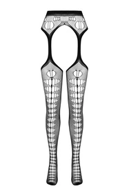 Passion ECO S008 Wyrób pończoszniczy pończochy z pasem, black