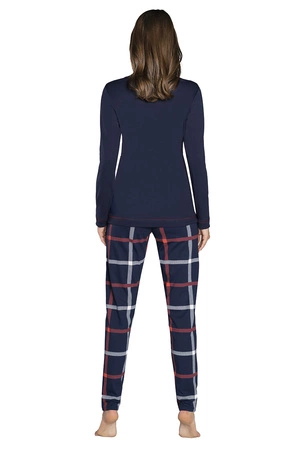 Italian Fashion Izera dł.r. dł.sp. Nocna piżama, granat/druk