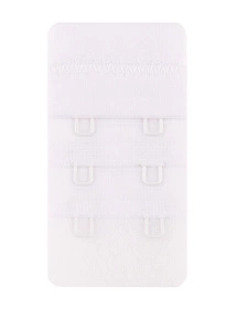 Julimex BA-03 2-rzędowy Akcesoria do biustonosza przedłużacz obwodu, biały