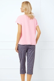 Italian Fashion Lotte kr.r. sp.3/4 Nocna piżama, róż/druk