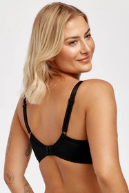 Azal Pola Biustonosz półusztywniany, czarny