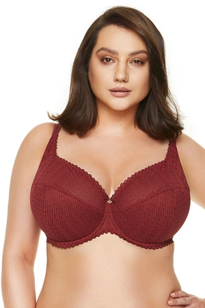 Gorteks Juno/B3 Biustonosz półusztywniany, bordowy