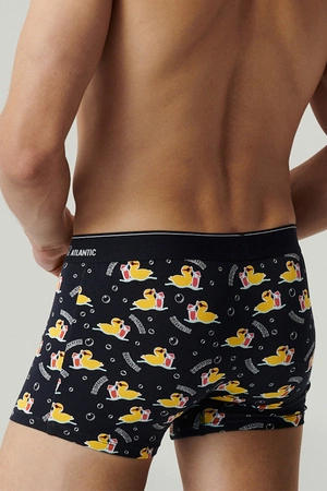 Atlantic 2MHH-007 2-pack Majtki bokserki, granat/róż