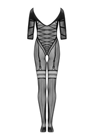 Obsessive G329 bodystocking Body bodystocking, czarny