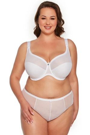 Gaia 1058M Sonia Maxi Biustonosz półusztywniany, biały