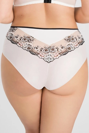 Gorsenia K841 Black-White Majtki figi, biały