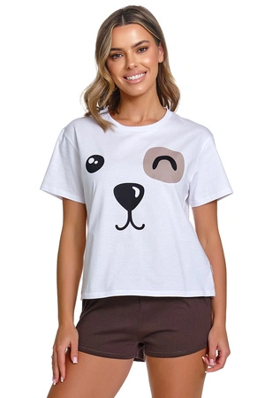 Doctor Nap PM.7409 Nocna piżama, brownie