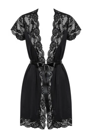 Obsessive 810-PEI-1 Nocna peniuar, czarny