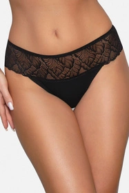 Babell BBL 183 Majtki stringi, czarny