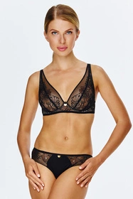 Lupo 155 Biustonosz miękki, czarny