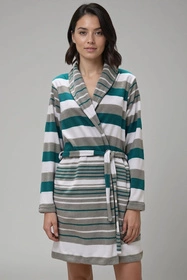 Vivisence 5030 Nocna szlafrok, zielony