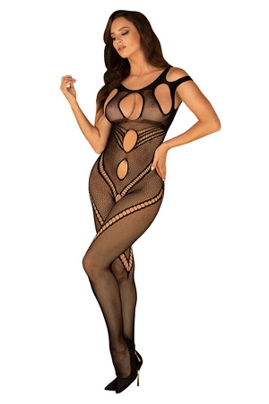 Obsessive G322 bodystocking Body bodystocking, czarny
