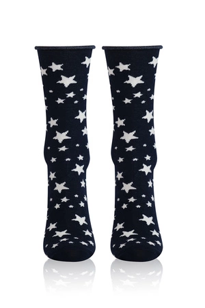 Italian Fashion Libra Skarpety za kostkę, granat/ecru