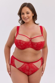 Gaia 1338M Carson Maxi Biustonosz miękki, czerwony