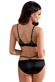Casmir Lara bikini Nocna komplet biustonosz + stringi, black