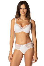 Róża Saraja Biustonosz półusztywniany, biały