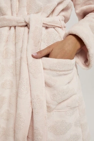 Italian Fashion Drina dł.r. Nocna szlafrok, róż