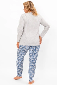 Italian Fashion Boma dł.r. dł.sp. Nocna piżama, j.melanż/druk