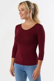 Babell Manati r.3/4 Bluzka klasyczna, bordo