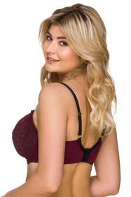 Lupo 2205 Biustonosz miękki, bordowy