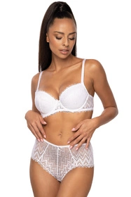 Mat 3802/52 Elif Majtki wysokie figi, biały