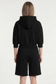 Vivisence 9210kmpl Komplet szorty + bluza, czarny