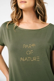 Italian Fashion Natura kr.r. Nocna koszula, khaki