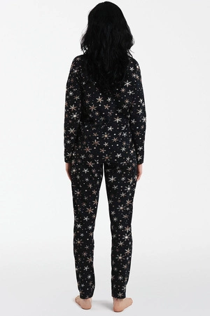 Italian Fashion Laponia dł.r. dł.sp. Nocna piżama, druk/czarny