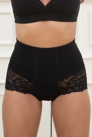 Italian Fashion Euforia maxi Majtki figi modelujące, czarny