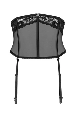 Obsessive Serena Love garter belt Pas do pończoch wysoki, czarny