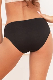 Italian Fashion Inspiracja mini Majtki figi, czarny