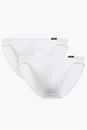 Atlantic 2BMP-014 2-pack Majtki slipy, biały