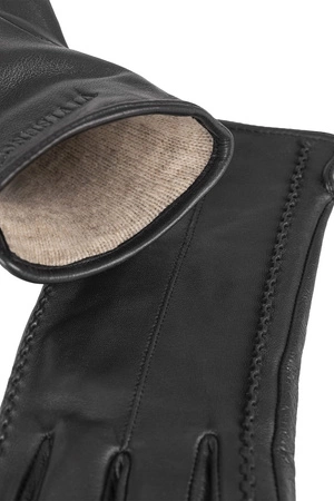 Vivisence 7209 Rękawiczki skórzane, black