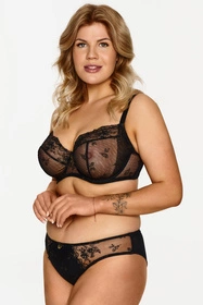 Lupo 2632 BIG Biustonosz miękki, czarny