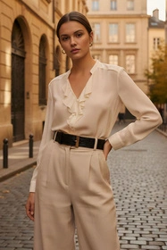 Vivisence P0002 Pasek skórzany, black