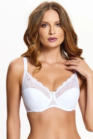 Kostar 0091 Leila Biustonosz półusztywniany, biały