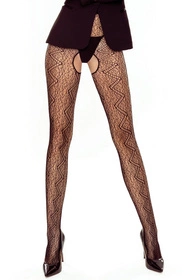 Passion TiOpen 029 Wyrób pończoszniczy rajstopy, black