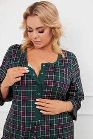 Italian Fashion Foggia r.3/4 Nocna koszula, druk/zielony