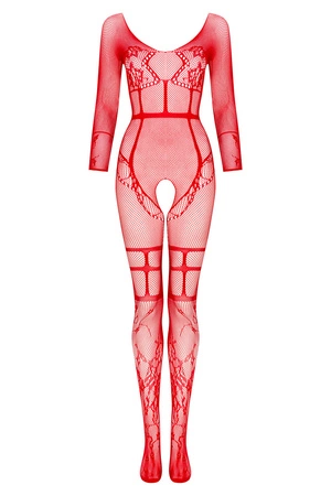 Beauty Night Lorna BN6731 Body bodystocking, red
