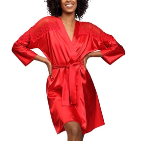 Dkaren Femi Nocna peniuar, czerwony