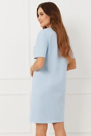 Italian Fashion Erula kr.r. Nocna koszula, niebieski