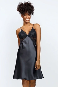 Dkaren Alika Nocna koszulka, czarny