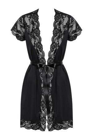 Obsessive 810-PEI-1 Nocna peniuar, czarny