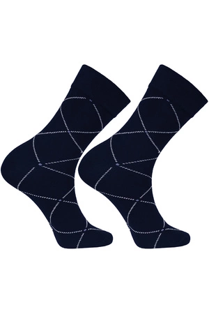 Moraj CML400-006 Skarpety za kostkę, patt 1-black/romby duże