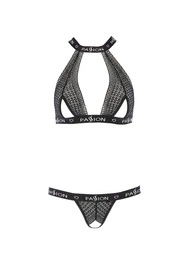 Passion Mirajane set Nocna komplet biustonosz + stringi, black